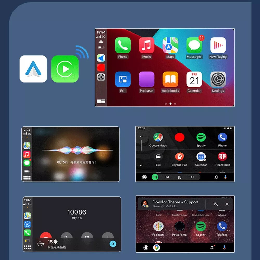 Auto Car Play Wireless Adapter CarPlay Wireless Adapter for Android iPhone iOS