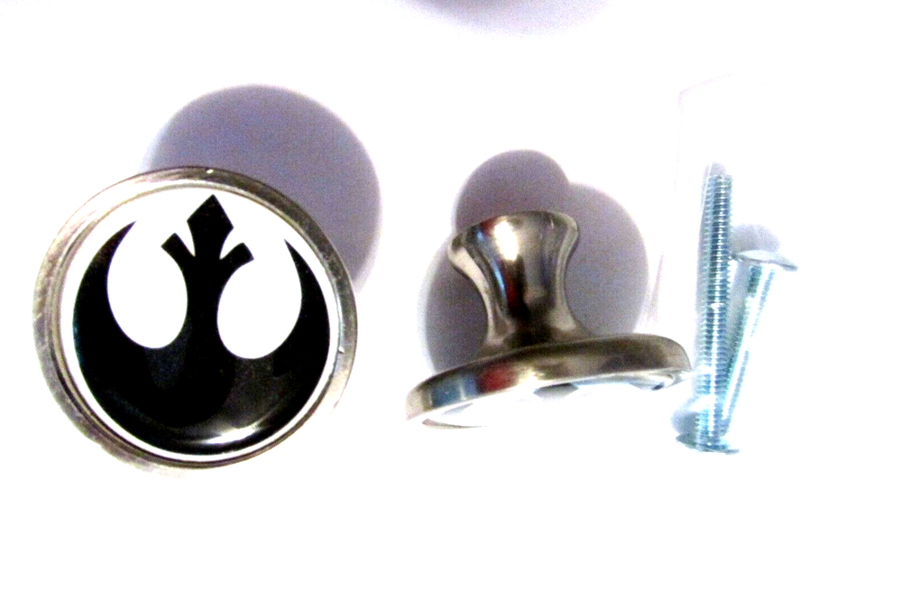 Star Wars Cabinet Knobs, Star Wars Rebal Logo Cabinet Pulls / kitchen knobs