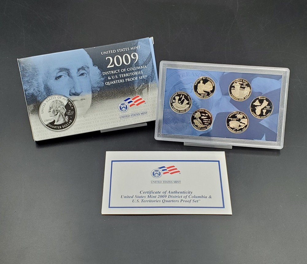 1999 - 2009 U.S. Mint Proof State Quarters 11 Sets w/ COAs CLAD