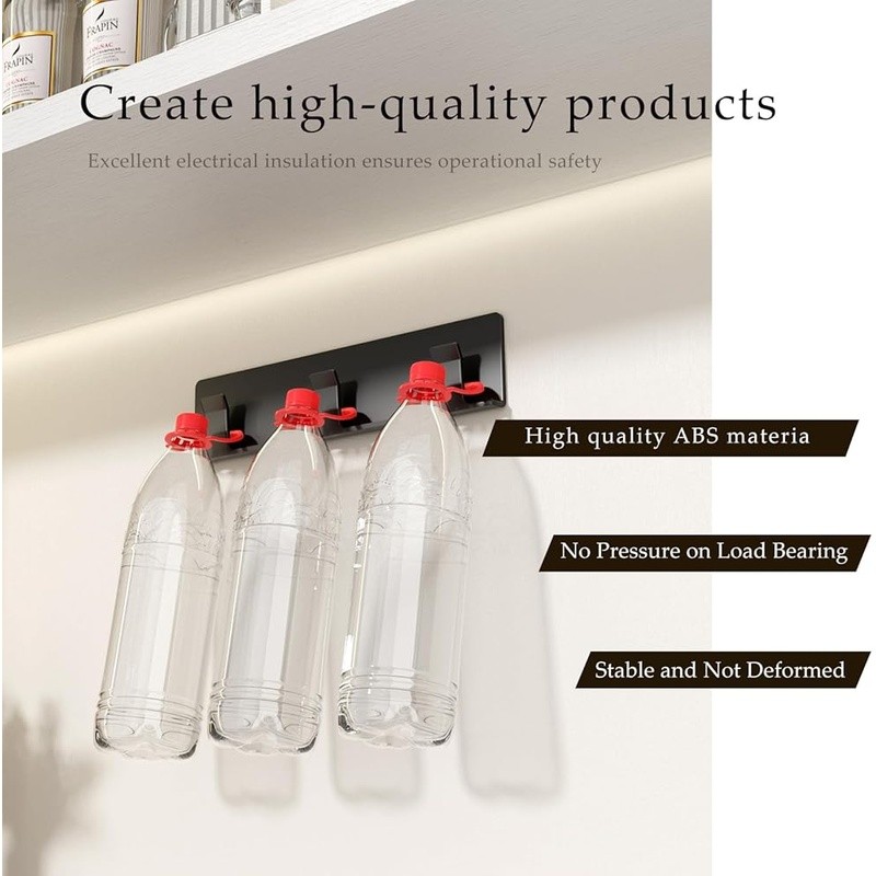 Wall Mounted Wine Glass Rack Space Saving Cup Holder Easy Install Rust Resistant