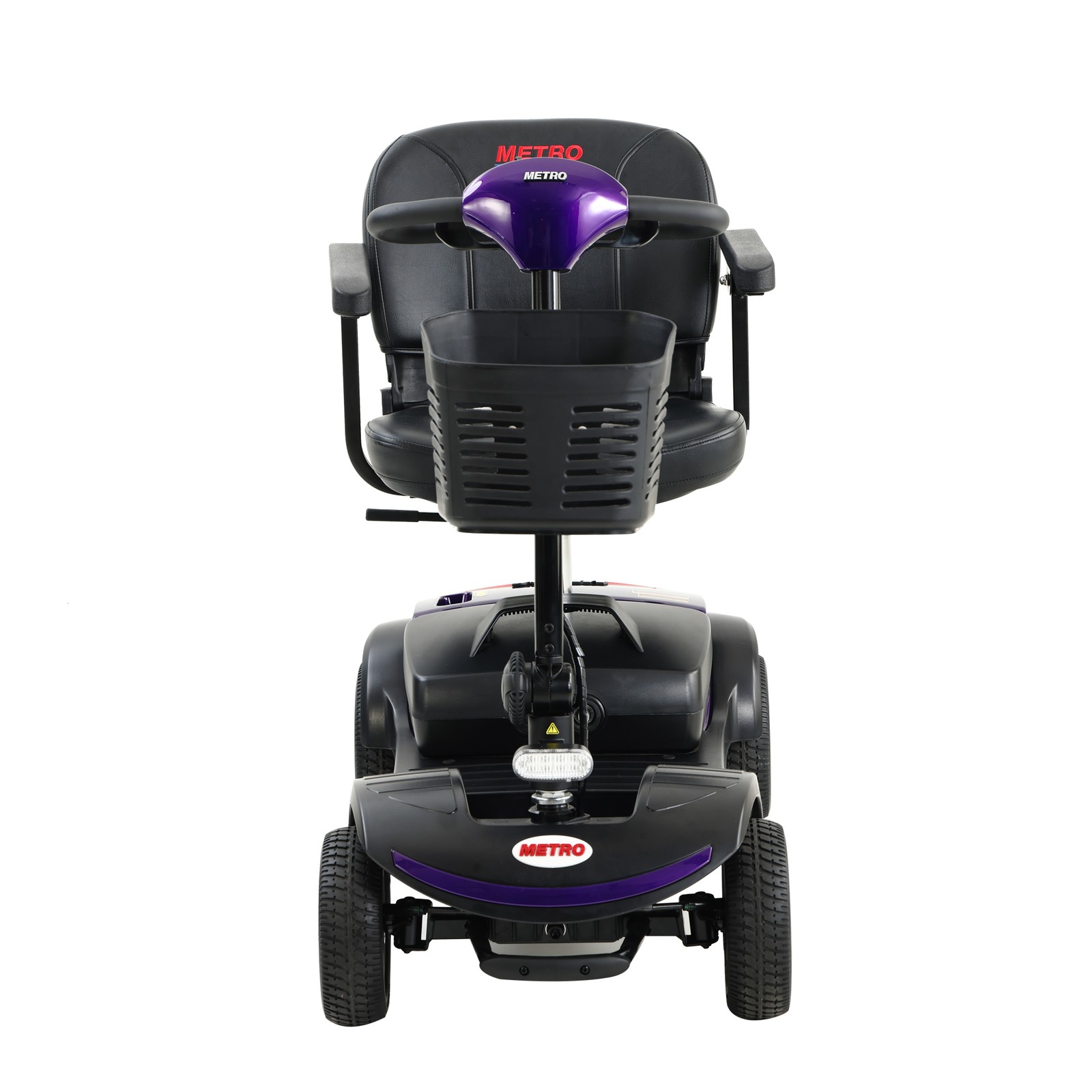METRO 4 Wheel Travel Mobility Scooter with 300W Motor for Adult-300lbs, Purple