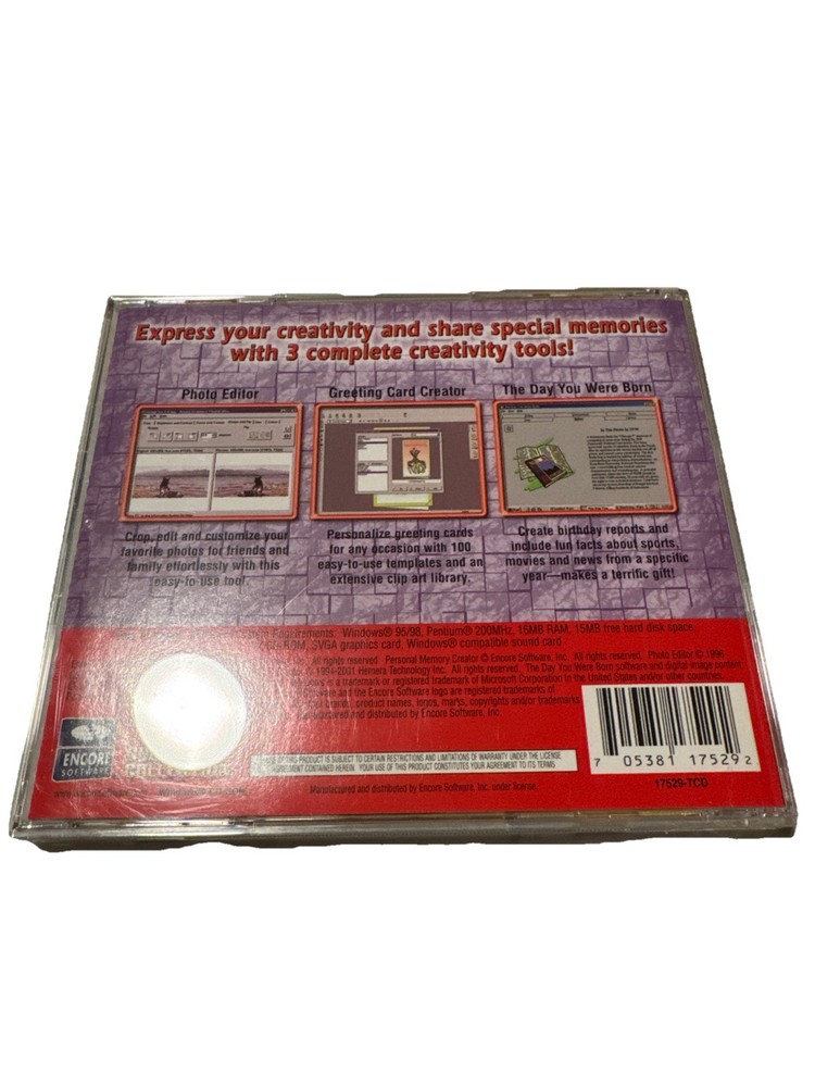 Encore Personal Memory Creator Cd ROM