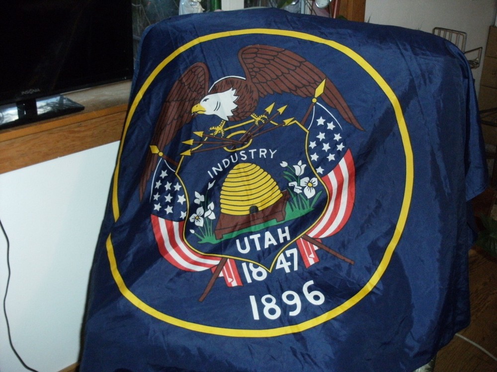 UTAH STATE FLAG 3X5 N17