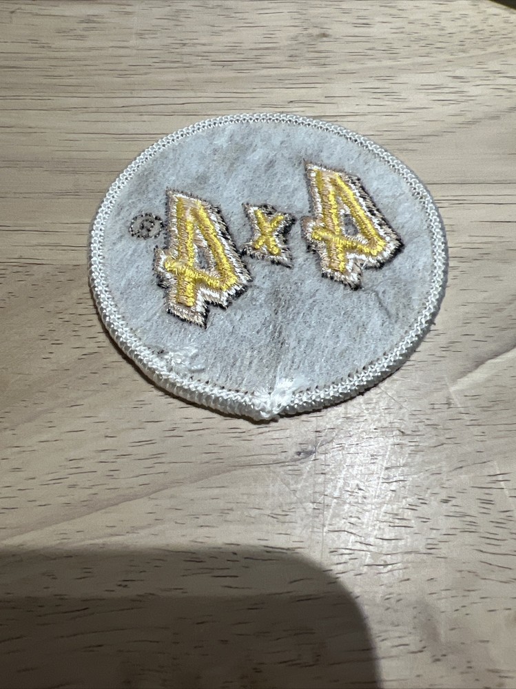 4 X 4 Four Wheel Truck Round Patch