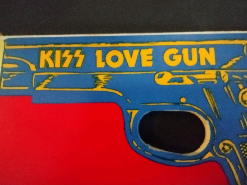 KISS Love Gun Paper Gun Nice Promo clean