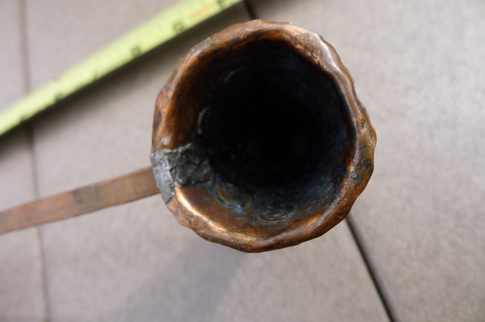 HAND WROUGHT COPPER CANDLE SNUFFER