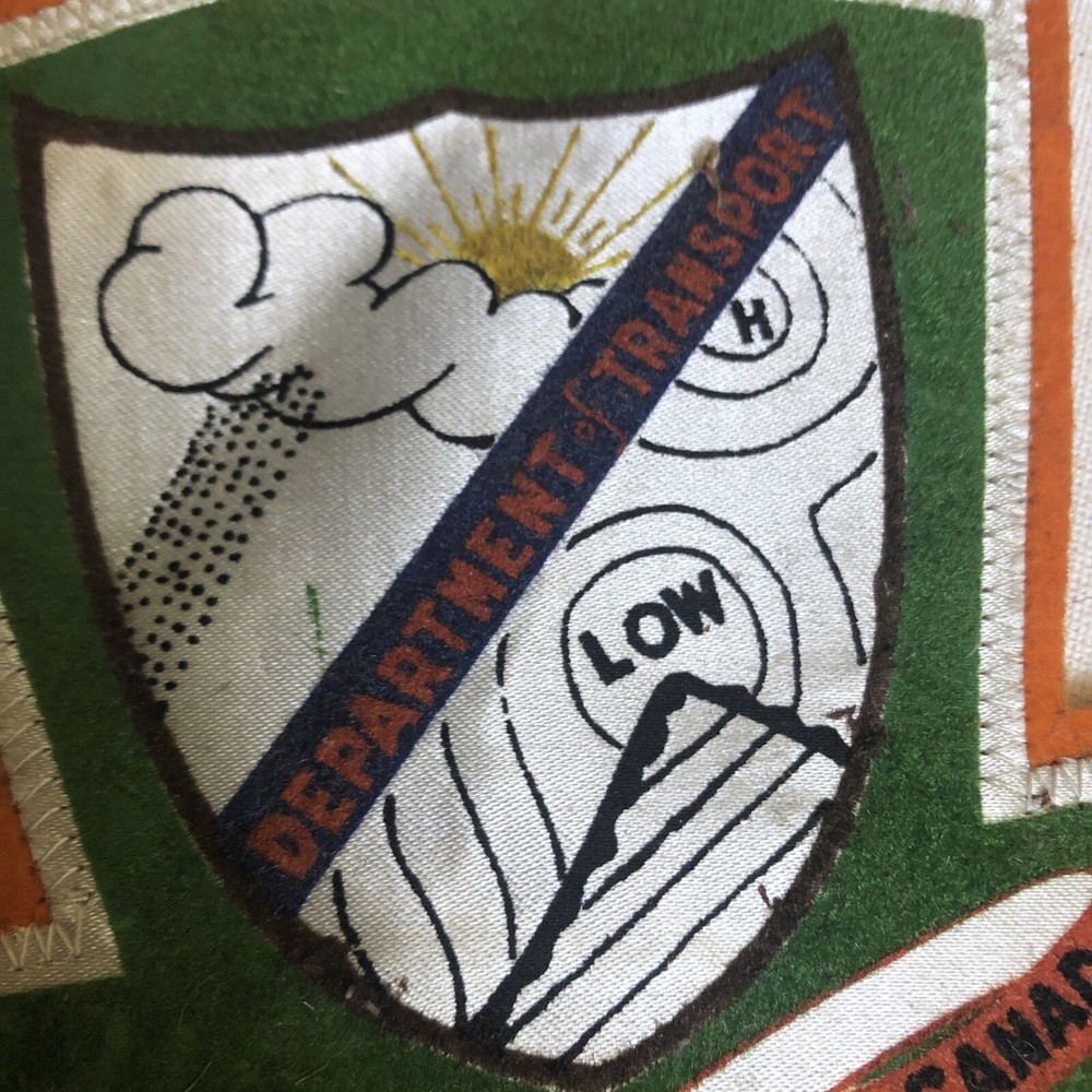 WW2 METEOROLOGICAL DIV. Canada GOOSE FLIGHT JACKET PATCH WWII