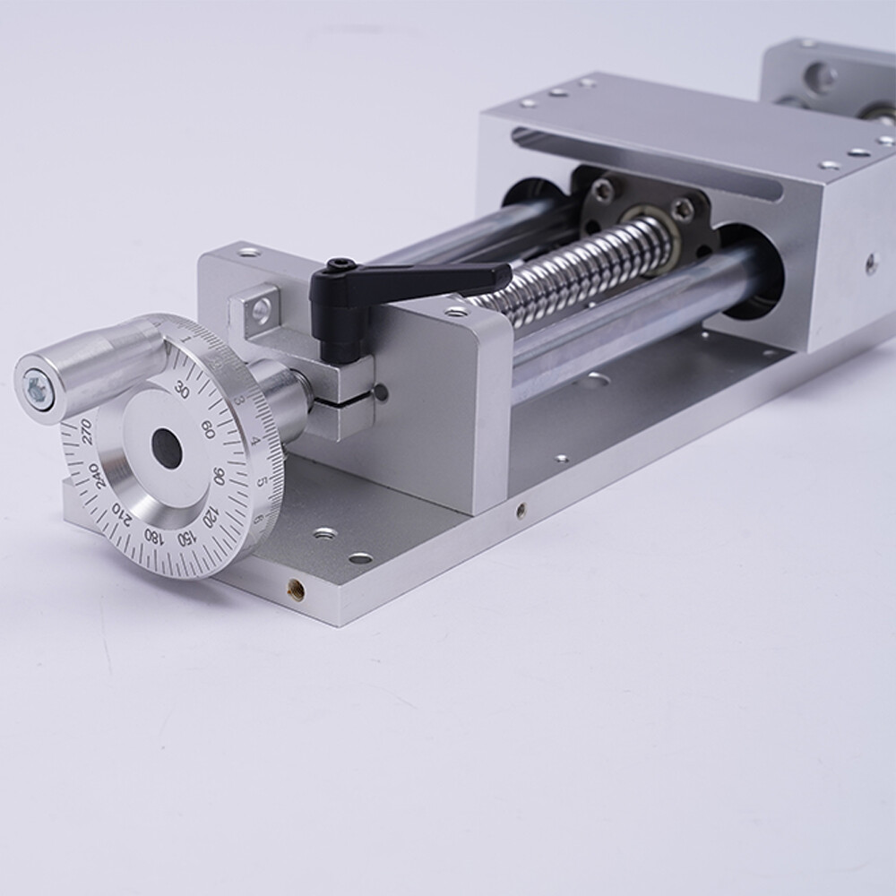 16" Manual Sliding Table CNC Slide Ballscrew Linear Stage Actuator Module 400mm