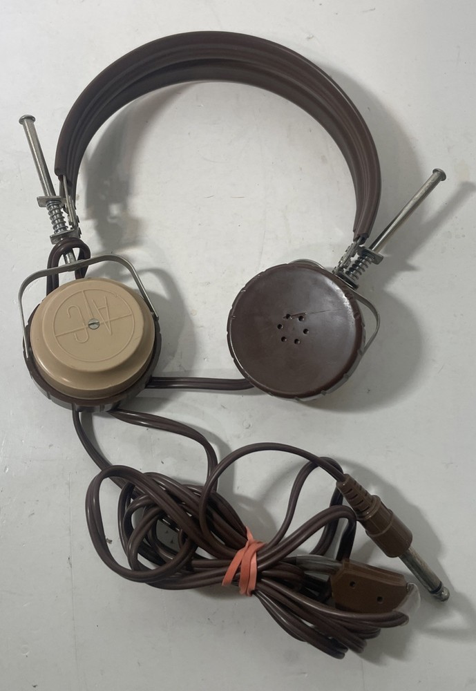 Vtg Audiotronics Headset ONLY Listening System MCM Untested as is