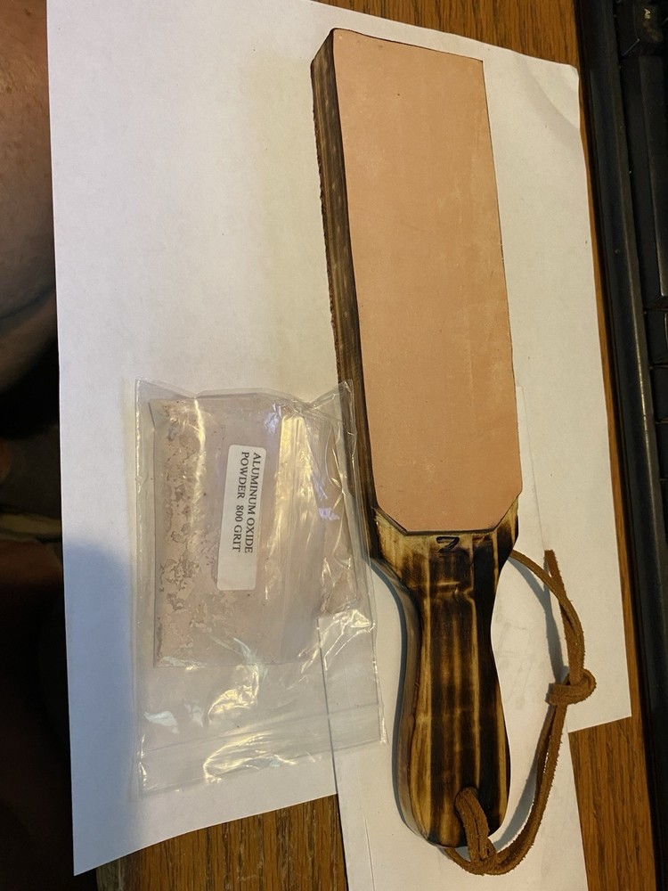leather strop sharpening Pine