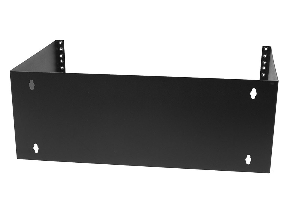 Monoprice 4U Wall Mount Rack, 19-inch Bracket for Patch Panels, Network
