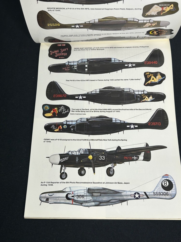 P-61 Black Widow In Action Book