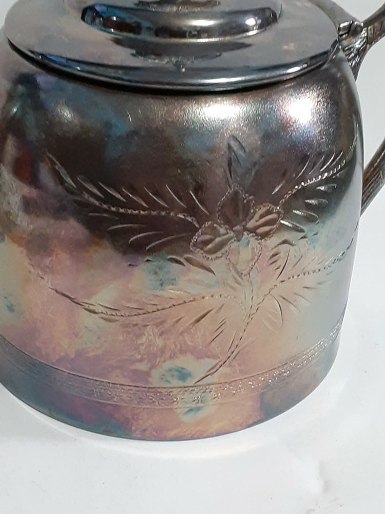VINTAGE PS & CO SILVER PLATE TEA POT