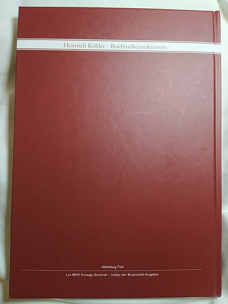 GERMAN POSTAL STAMP CATALOG REICHPOST BREAST SHIELD ISSUES BY HEINRICH KOH