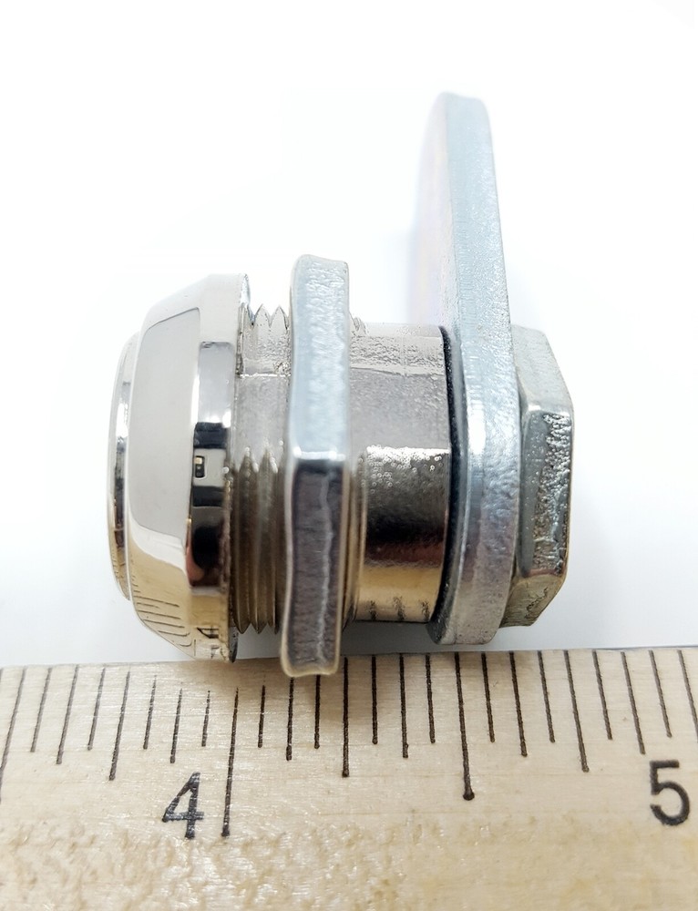 Chicago Cam Lock 3205 Keyed Differently 1/4" Threads Straight Cam