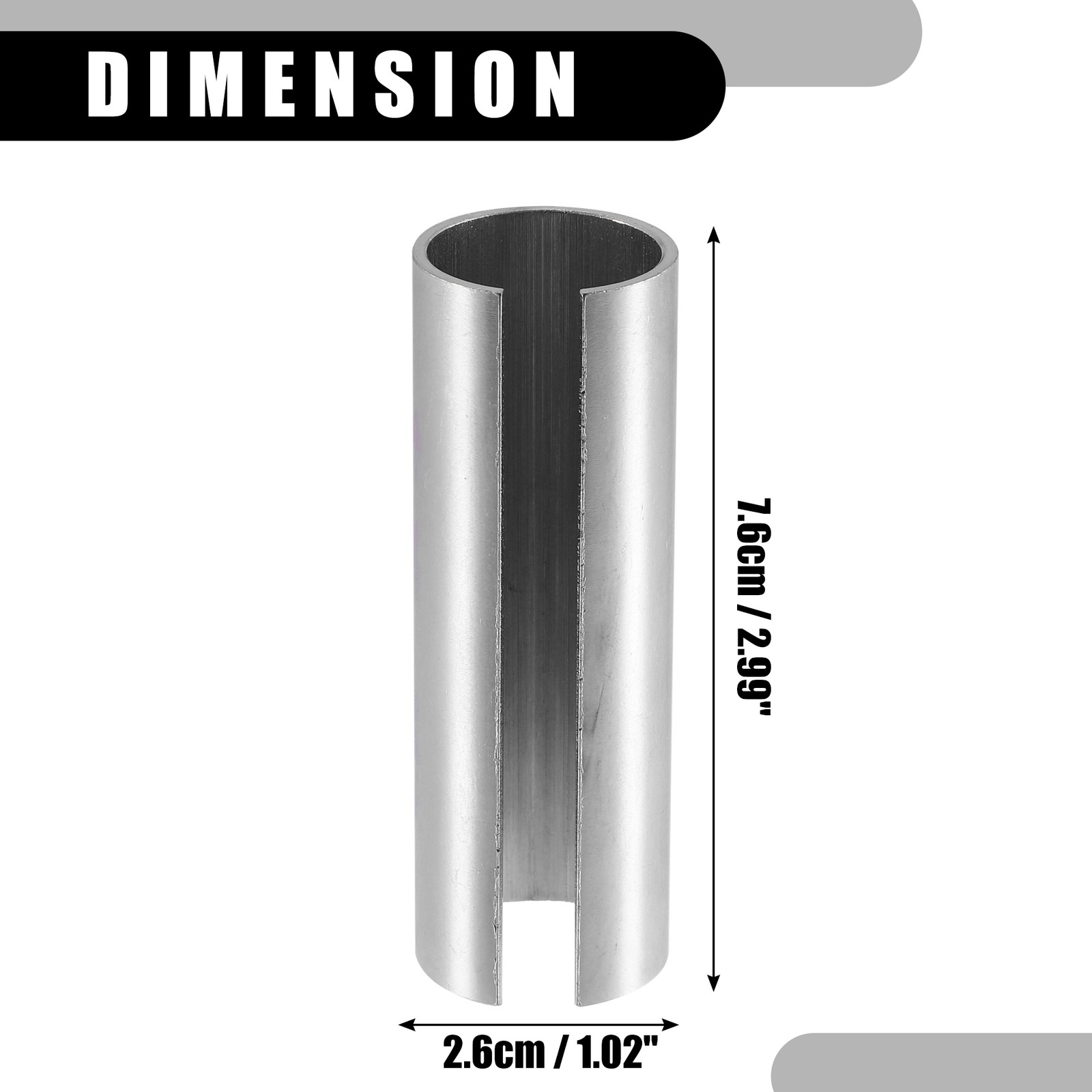 Single 7/8" to 1" Engine Pulley Crank Shaft Sleeve Adapter w/Step Key Universal