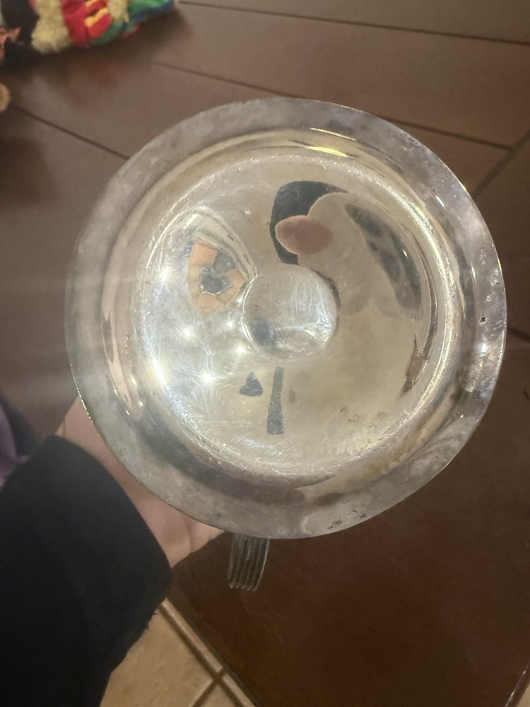 Antique Silver Plated Wax Jack