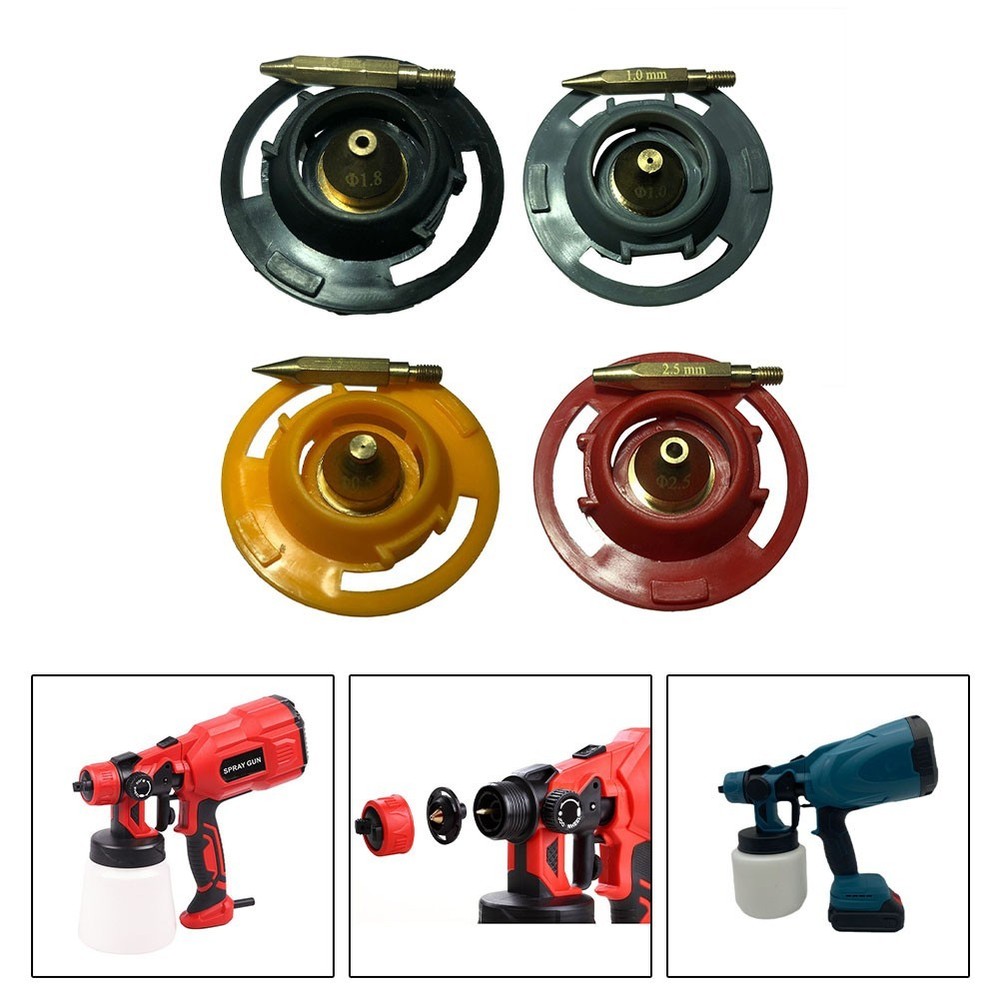 Adjustable Airbrush Nozzle Flow Control Replacement for Electric SprayGun