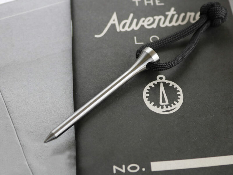 PTS Professional Tee Solid Titanium Alloy Golf Tee 2 3/4" 70mm Keychain EDC Tool