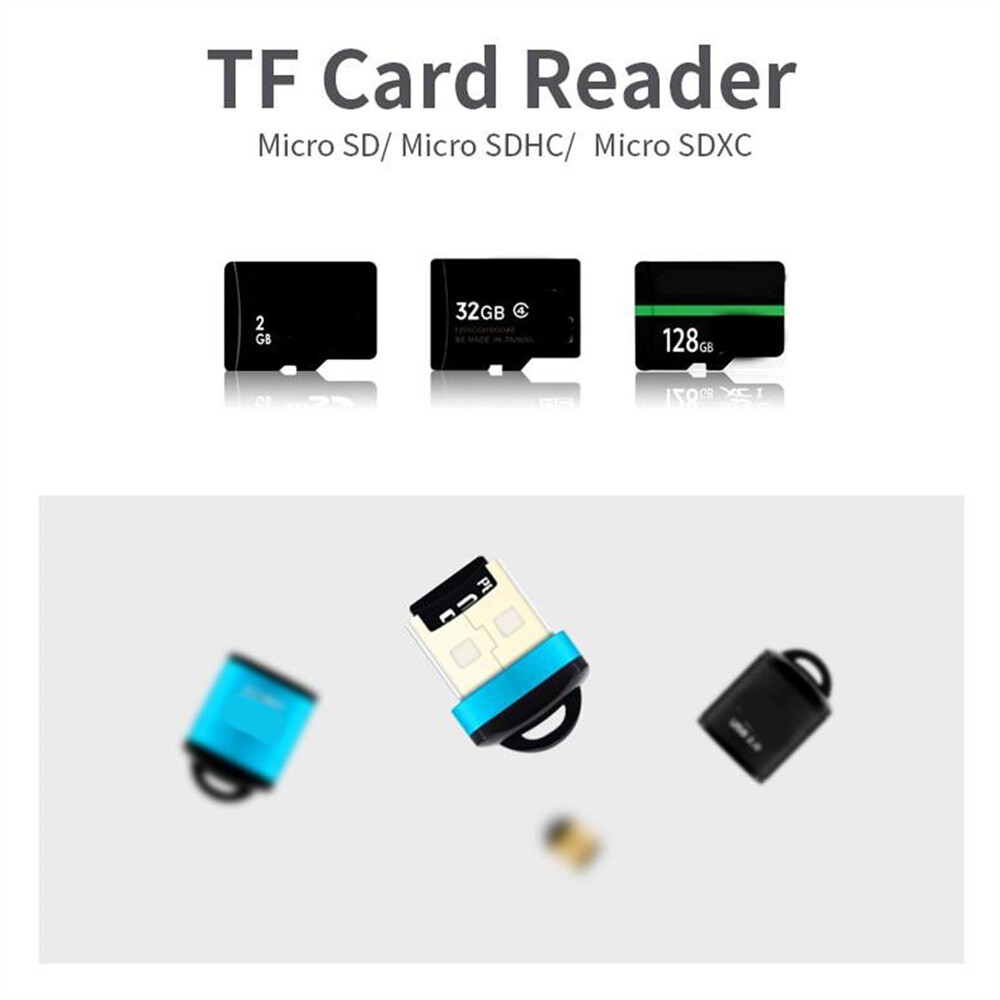 Memory Card Reader To USB 2.0 Adapter for Micro SD SDXC SDHC TF Memory Card
