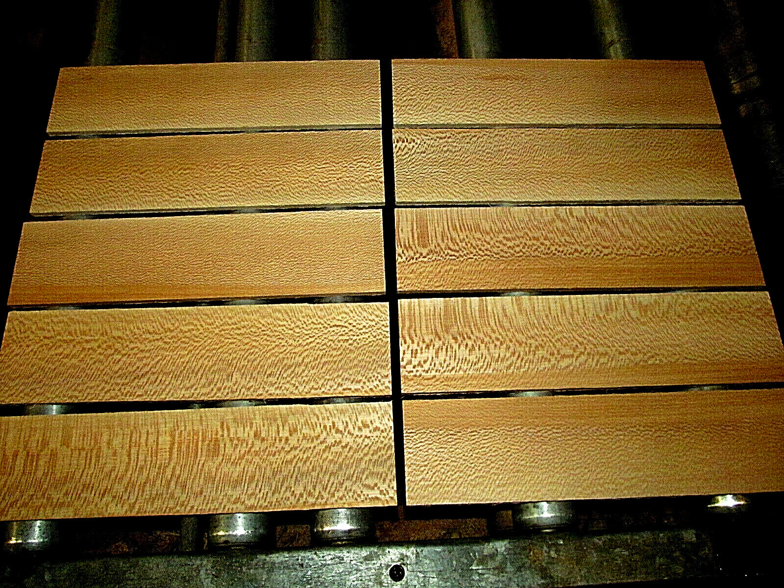6 THIN KILN DRIED QUARTERSAWN SYCAMORE 12" X 3" X 1/2" SCROLL WOOD LUMBER