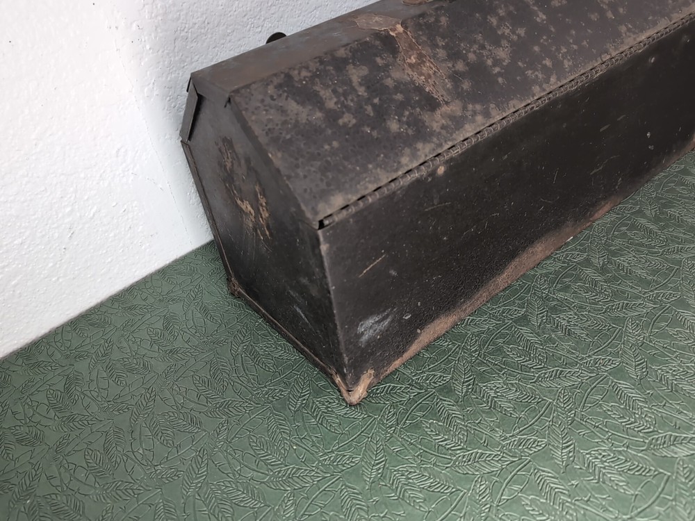 Vintage Dunlap 19” X 7” X 9” Tool Box With Tray Insert
