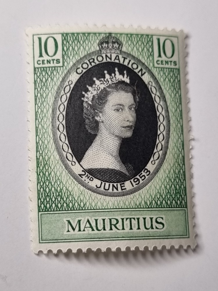 “1953 Mauritius QEII Coronation 10c – Mint” RefN3