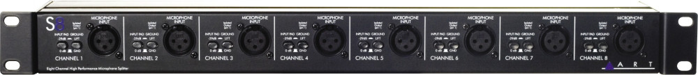 ART S8 8-Channel Balanced Mic Splitter