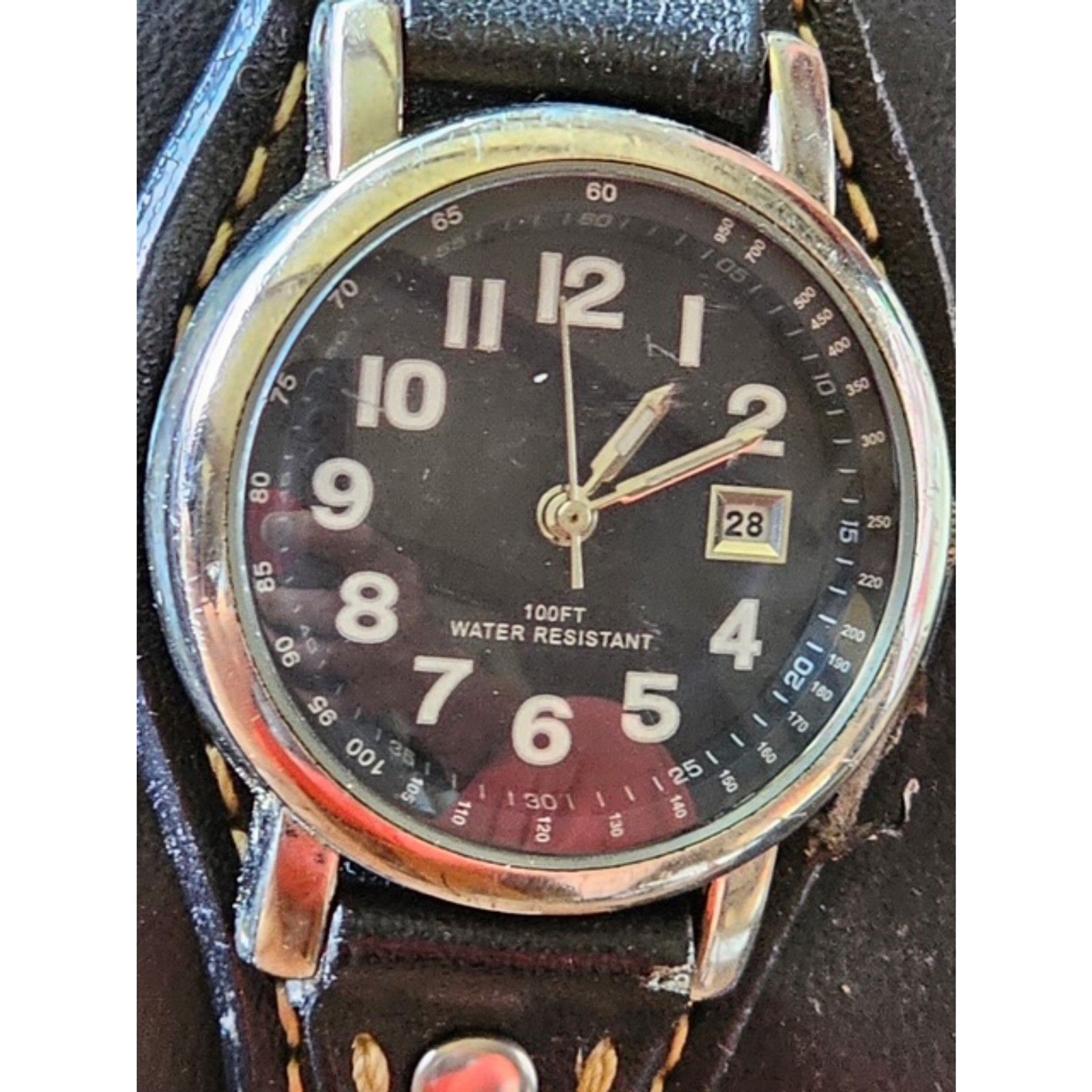 Vintage Guess Field Watch with Original Box *untested*