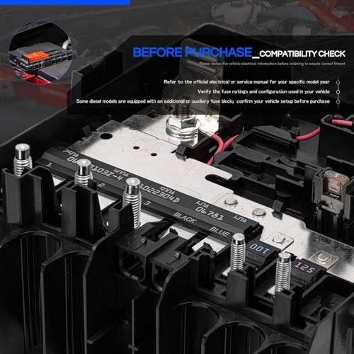 Battery Distribution Engine Compartment Fuse Block - Fit for Chevy Silverado