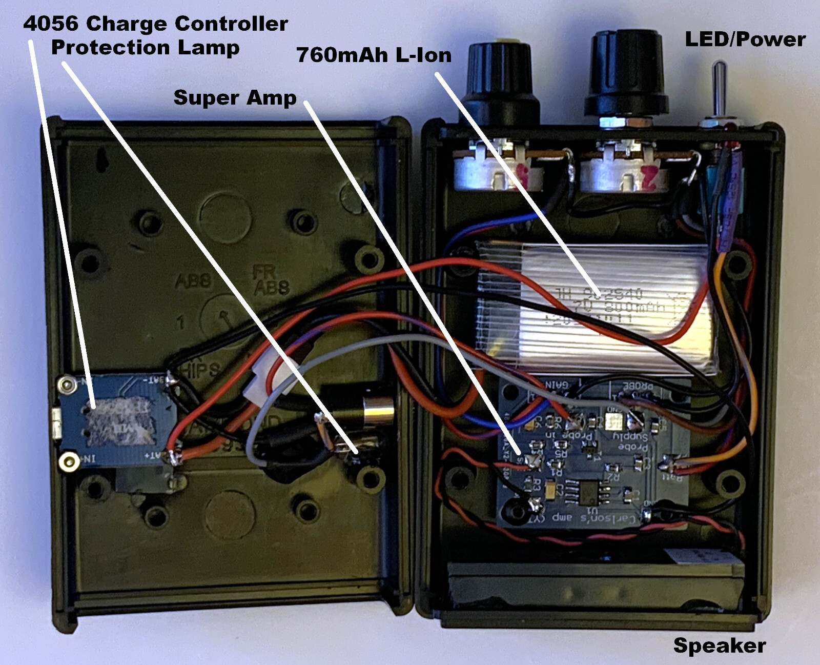 Carlson SuperProbe Case Kit w/Mounted Speaker/780mAh Li-Ion Battery/4046 Charger