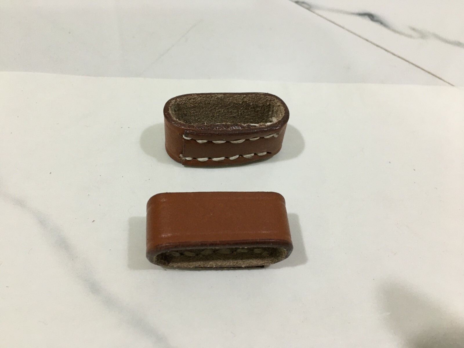 (Pack of 16) Leather Sling Keeper For M1 Garand Leather Sling