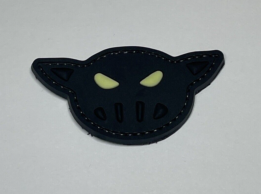 BlackSheep Warrior Patch Pvc Tactical Glow in The Dark Black Sheep Patch