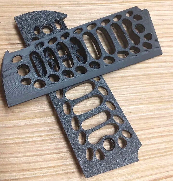 Full Size Colt 1911 Panel Grips Skeleton Black