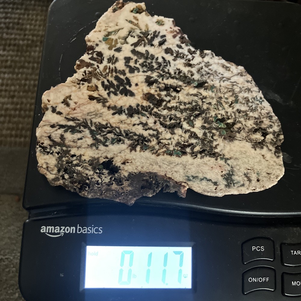 Dendritic Barite Slab