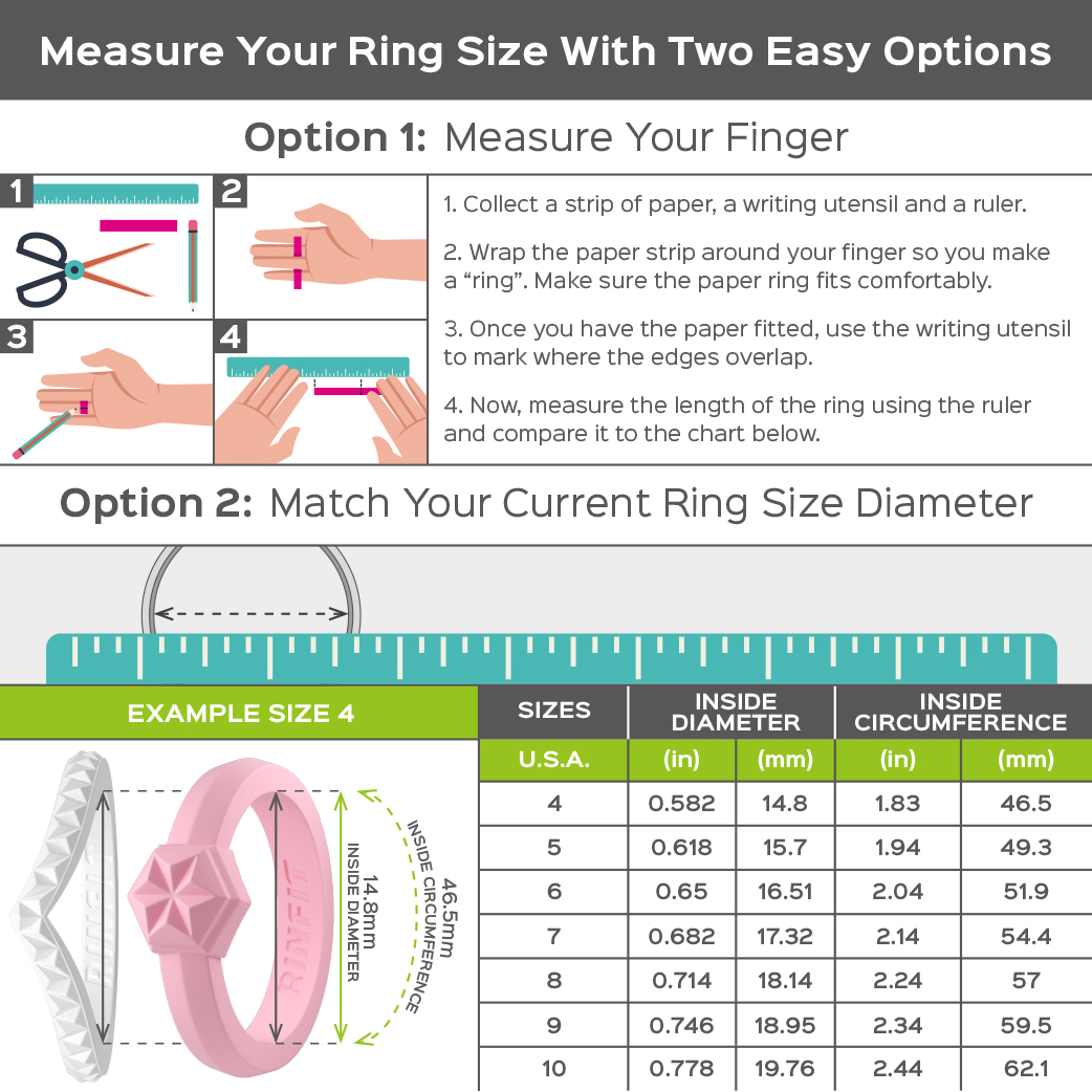 Stackable Couture Silicone Wedding Ring | Soft&Durable Band for Women by Rinfit