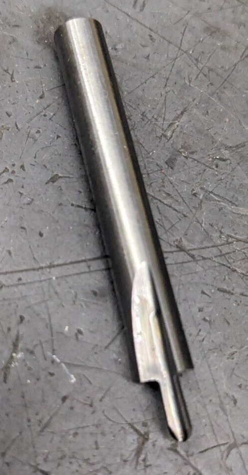 SOLID CARBIDE Veining Router Bit 1/8" Cut Dia 1/4" Shank 9/32 CL