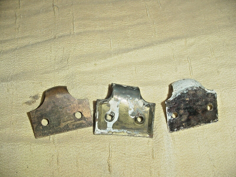 Lot 3 Different Window Sash Pulls Metal One is Copper