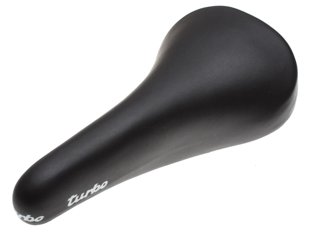 NEW SELLE ITALIA Turbo 1980 Vintage Bicycle Saddle FeC Alloy Rails: BLACK