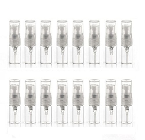 Elfenstall- 20pcs Mini Clear 2ml 5/8 Dram Fine Mist Atomizer Via