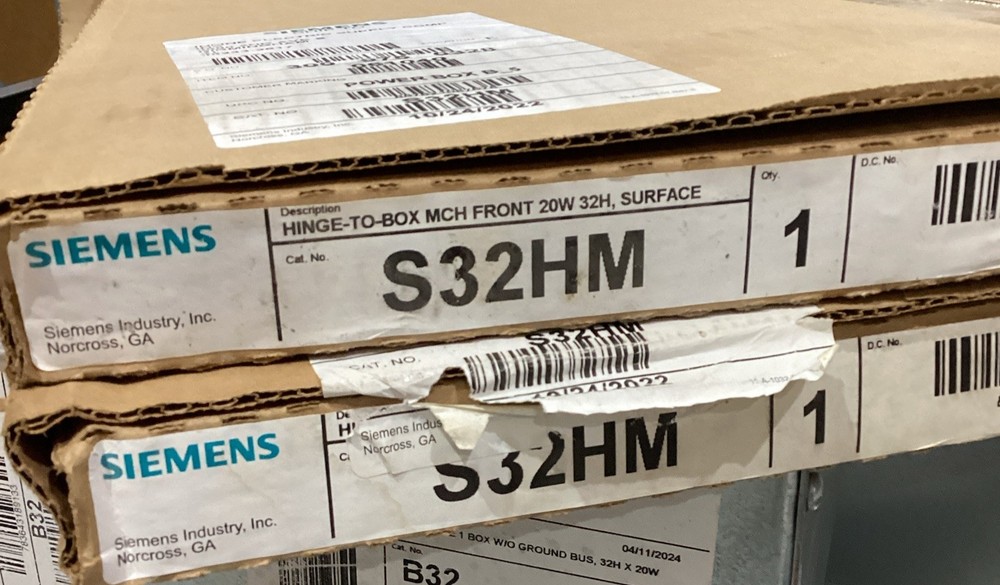 Siemens Panelboard Front Cover S32HM