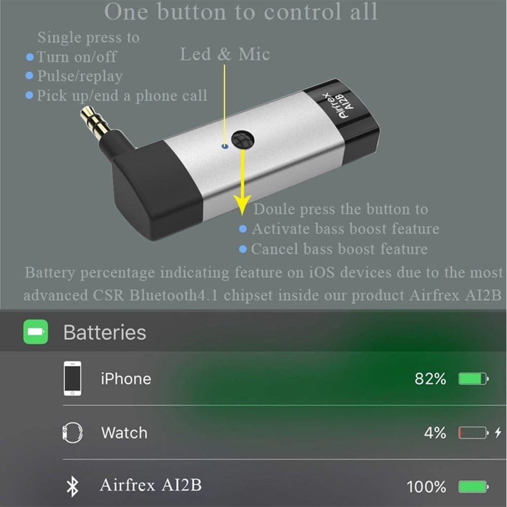 Bluetooth 5.3 Receiver for Beats Studio, Solo, Pro & More - 10h Play