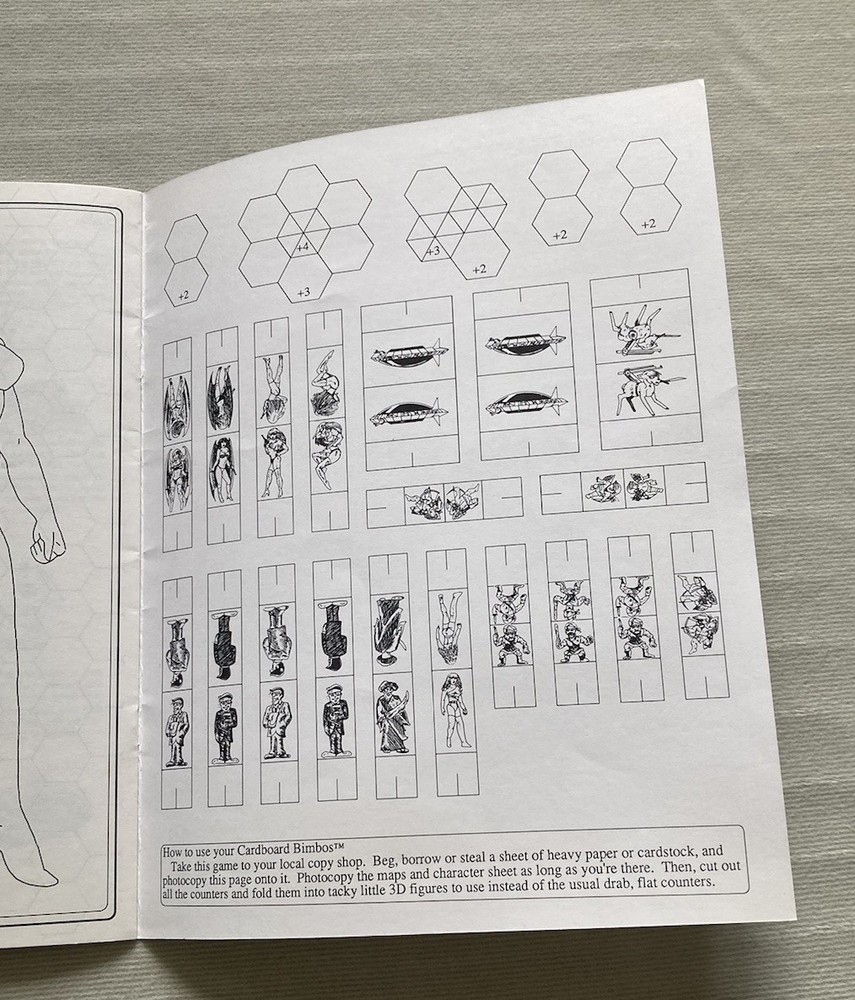 Greg Porter Sci-Fi Game Batwinged Bimbos From Hell 2nd Edition Unpunched