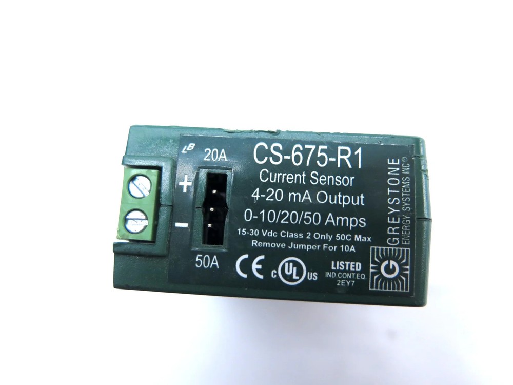 Greystone CS-675-R1 AC Current Sensor 0-10/20/50A