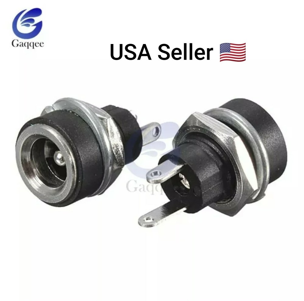 1 Pc 3A 12v For DC Power Supply Jack Socket Female Panel Mount Connector plug