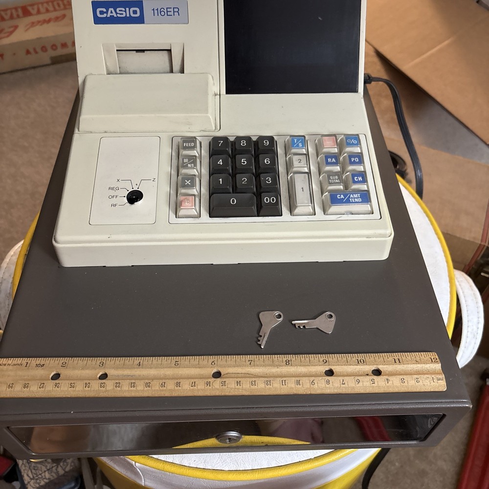 Casio 116ER Cash Register From 1990