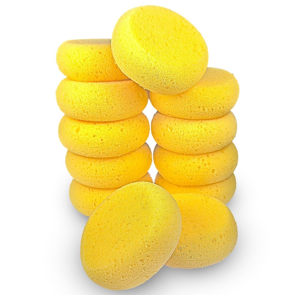 12 Pieces Small Round Craft Sponge