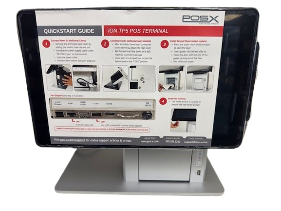 POS-X  ION-TP5 POS Computer & Receipt Printer. New Open Box