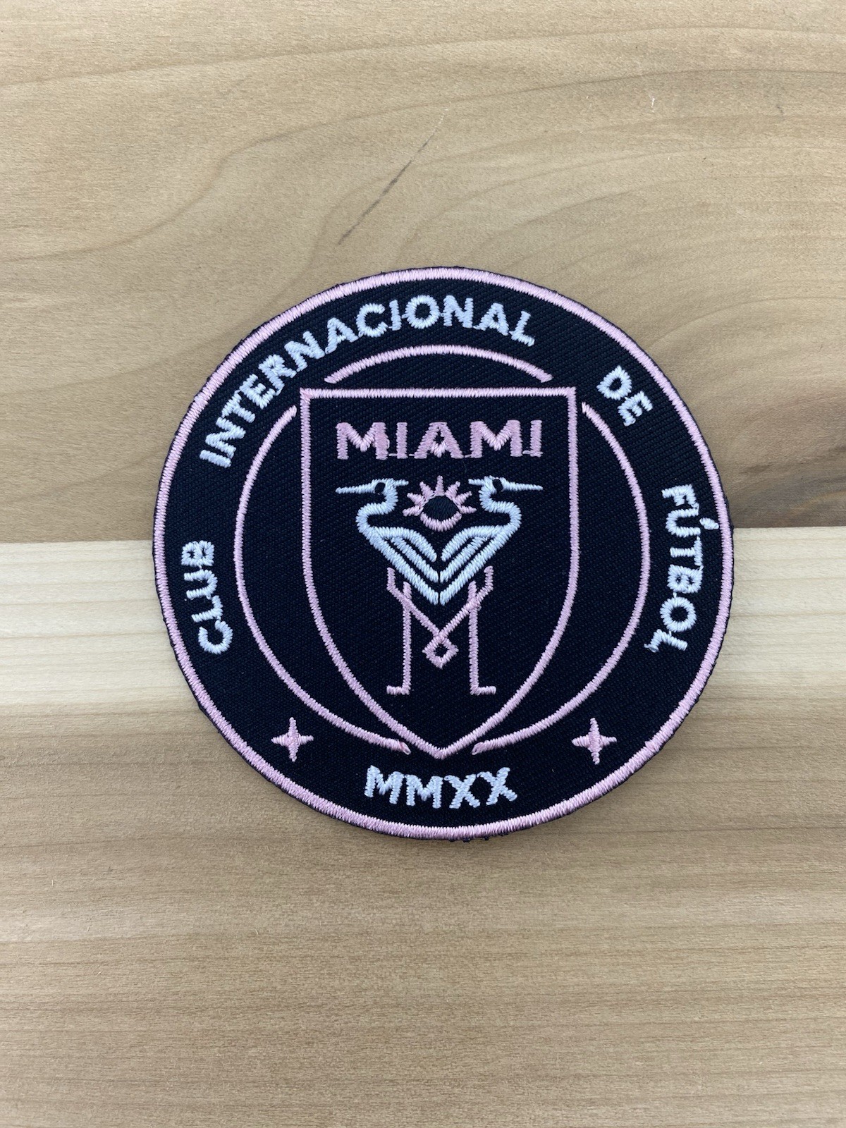 Inter Miami FC MLS Soccer Patch 3" Round Sew Iron Official Futball Emblem
