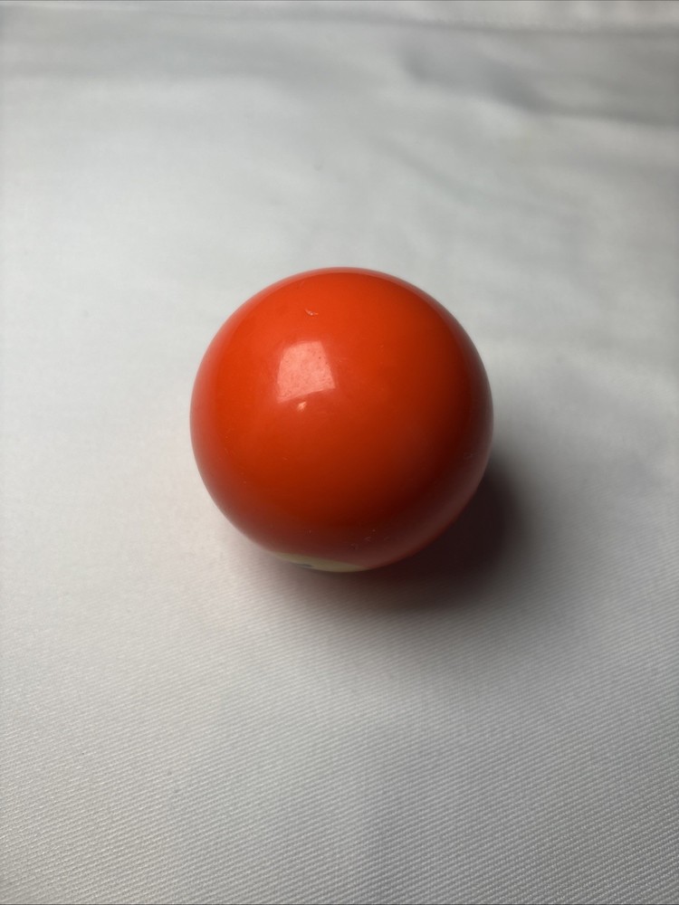 Vintage Bakelite Solid Orange #5 Ball Billiard Pool Replacement 2 1/4" Standard